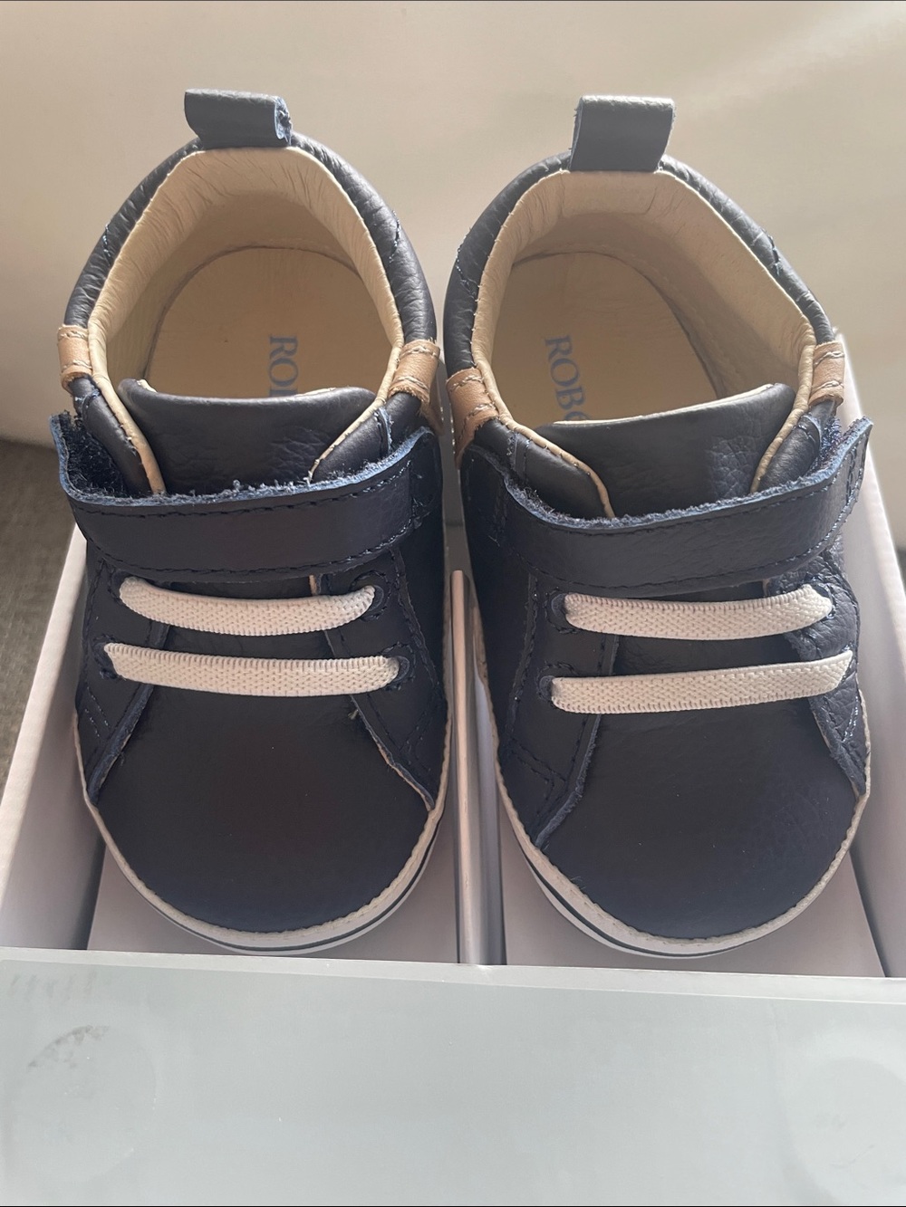Robeez first kicks Navy baby Casual Sneakers